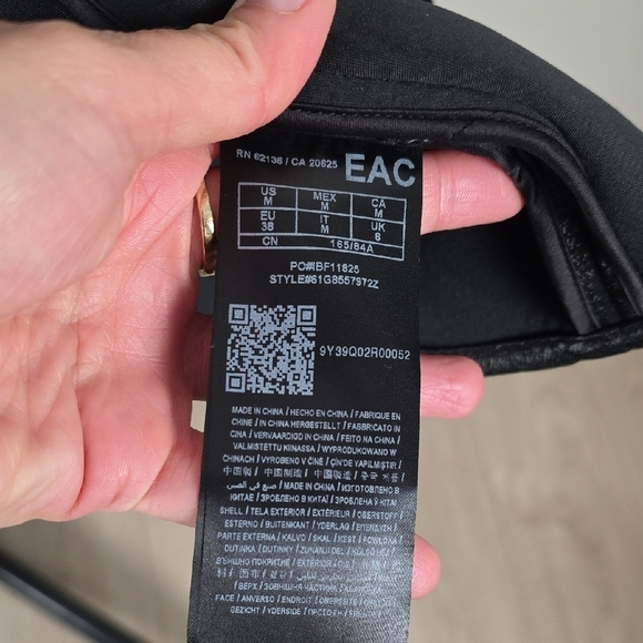 Marciano Black Sleeveless Fit & Flare Zip Front Dress Size M - Picture 8 of 10